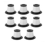 Trayneel Lot de 8 filtres HEPA lavables de rechange pour aspirateur modèle LY0016 Filtre PP pliable avec filtration des particules haute efficacité