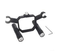 Trayneel Phares de navigation nocturne pour DJI 5 Pro LED projecteur avec support ABS compact 11 x 11 x 2 cm