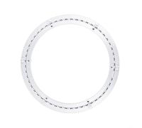 Trayneel Plateau tournant à roulement pour table de salle à manger de 20,3 cm, 25,4 cm, 30,5 cm, 30,5 cm, 35,6 cm, 40,6 cm en alliage d'aluminium, base silencieuse (30,5 cm)