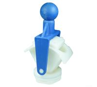 Trayneel Robinet extracteur de miel avec bouton poussoir - Valve de porte d'abeille en plastique de qualité alimentaire - Séparateur de miel pour un débit efficace de sirop - Facile à nettoyer - Bleu