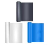 Trayneel Ruban isolant thermique imperméable pour réparation de fuites de toit - Gris argenté - 20 cm, 10 m, 30 cm, 10 m, 50 cm, 10 m - Film PE anti-soleil - Forte adhérence - Résistance aux hautes