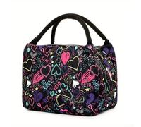 Trayneel Sac à déjeuner isotherme portable de grande capacité pour le travail, l'école ou les voyages, sac fourre-tout en tissu Oxford (style A)