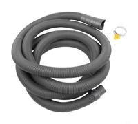 Trayneel Tuyau de vidange pliable avec adaptateur réglable de 1 m à 5 m en PVC renforcé extensible pour caravanes, camping-cars, campings, gris (4 m)