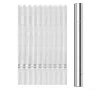 Trayneel WILLBBQ Lot de 20 ou 40 brochettes de barbecue réutilisables en acier inoxydable 304 sans essorage avec poignée ergonomique pour barbecue en plein air, camping, fêtes