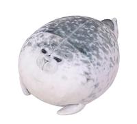 Trayosin Oreiller en peluche mignon, motif de phoque, 30/40/60 cm, doux, idéal comme cadeau d'anniversaire, de festival, pour enfants, amis et famille, motif de phoque, 60 cm