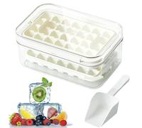 Trays - Rotating Mold Freezer Container, Sealed Cover Food Storage Small Round Large Cubes | Kitchen Dining Drinks Cocktail Whiskey Family Use | Compact Organizer With Spillproof Lid For