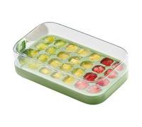 Trays, Silicone Ice Molds, Freezer Iced Maker, 28 Grid Easy Release Design with Bin for Drinks for Kitchen, Fridge, Home, Party, Cocktail, Tea, Coffee, Beer, 9.02x5.39x2.64 Inches