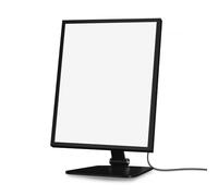 Trayvespace Lampe Lumiere du Jour, Daylight Lampe avec 3 Températures de Couleur, 6 Niveaux de Luminosité, Télécommande 10/20/30 Minutes et Commande Tactile Lampe 10000 Lux (Noire)