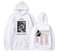 Trconk Hozier Sweat À Capuche Mode Décontracté Manches Longues Pullover Top Oversize Imprimé Sweatshirt Unisexe Streetwear Hoodie pour Hommes Femmes XS~4XL-White||XX_l