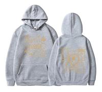 Trconk Hozier Unreal Unearth Tour Sweats À Capuche Hommes Femmes Mode Hip Hop Pullover Sweat-Shirt Oversize Imprimé Manches Longues Hoodie Unisexe Top XS~4XL-Grey||x_l