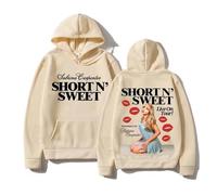 Trconk Sabrina Carpenter Merch Sweat À Capuche Hommes Femmes Mode Unisexe Manches Longues Pullover Haut Décontracté Sweatshirt Imprimé Oversize Hoodie XS~4XL-Khaki||l