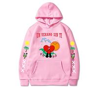 Trconk Sweat À Capuche Bad Bunny 3D Imprimé Mode Sweat À Capuche Manches Longues Hommes Femmes Hip Hop Streetwear Sweatshirt Adolescents Garçons Filles Pullover Sweatshirts-Black||XXS