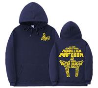 Trconk Sweat À Capuche MF Doom Imprimé Sweat À Capuche Sweatshirt Manches Longues Hommes Femmes Streetwear Décontracté Vintage Sweatshirts Tops XXS~3XL-Black||XXS