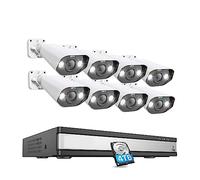 TRDEWR 16CH 8MP 5MP POE Kit De Système Caméra Surveillance Sécurité AI Détection Humaine 2 Voies Audio 4K IP CCTV Vidéo NVR Ensemble Bonne Qualité d'image(8MP 16pcs Cameras)