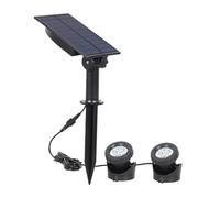 TRDEWR Lampe Solaire sous-Marine LED RGB, Projecteur Variable, Étanche IP68, Spot Lumineux for Piscine, Fontaine, Étang, Aquarium CréEr Une Ambiance(2pcs RGB Lamp)