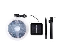 TRDEWR Lumière Solaire extérieur LED Bande décoration de Jardin guirlandes Lumineuses Rue Guirlande étanche noël Lampe CréEr Une Ambiance(Warm White)