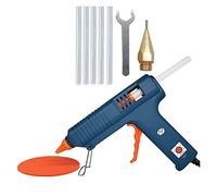 TRDEWR Pistolet à Colle Chaude Pistolet À Colle Thermofusible 150 W Buse De Température Réglable 11mm Bâtons Fusion Industriel Professionnel Adhésif Chaud Chauffage Rapide(Set B)