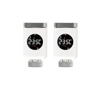 TRDEWR Robinet Thermostatique De Radiateur Intelligent Wi-FI/ZigBee TRV Programmable Via Une Application Contrôle Température À Distance avec Chauffage Et Eau Chaude(2 PCs zigbee)