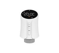 TRDEWR Robinet Thermostatique De Radiateur Tuya Smart WiFi/ZigBee TRV avec Télécommande Programmable Et Contrôleur Température Chauffage Chauffage Et Eau Chaude(1pcs-zigbee)