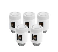 TRDEWR Robinet Thermostatique De Radiateur Tuya Smart WiFi6 avec Actionneur Programmable Et Télécommande Température Chauffage Et Eau Chaude