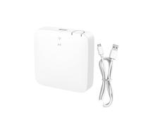 TRDEWR Robinet Thermostatique Intelligent Tuya TRV Programmable avec Application Mobile Et Télécommande for Chauffage Chauffage Et Eau Chaude(1PCS-Zigbee Gateway)