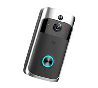 TRDEWR Sonnette Ring Sonnette Intelligente sans Fil, Vision Nocturne, HD 720p, Sonnette D'intérieur avec Suppression du Bruit, Équipement De Sécurité Domestique Installer en Un Clin D'œIl