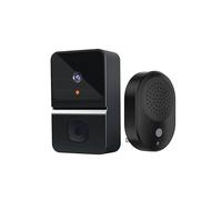 TRDEWR WiFi Vidéo Sonnette Maison Intelligente sans Fil Protection De Sécurité Caméra Anneau Porte Cloche Interphone Vision Nocturne Rechargeable Voir Plus à Votre Porte
