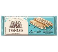 Tre Marie Ancora Uno Wafer Stracciatella Gaufres remplies de crème de chocolat au lait et morceaux de chocolat 140 g