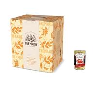 Wasa Original Lot de 3 crackers avec 100 % farine de seigle, tranches croustillantes avec farine de seigle entier, riches en fibres, 275 g + boîte italienne Gourmet Polpa di Pomodoro 400 g