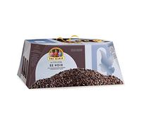 Tre Marie La Colomba Re Noir Gâteau de Pâques au chocolat extra noir et aux fèves de cacao 800g Produit de boulangerie Colombe de Pâques de la tradition italienne