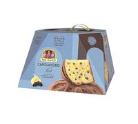Tre Marie Panettone CAPOLAVORO NOIR avec pépites de chocolat extra foncées et sauce vanille 830 g