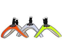 Tre Ponti Easy Fit Fix Neon Harnais pour Chien Orange Taille 2,5