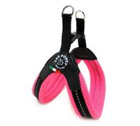 Tre Ponti Easy Fit Mesh Fix Neon Harnais pour Chien Rose, T.1 (1-3 KG)