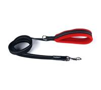 Tre Ponti Elropet Economic Laisse en maille filet avec poignée Rouge 100 x 1,5 cm