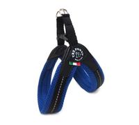Tre Ponti Fibbia Harnais en maille pour petits chiens Bleu Clair Taille 2,5