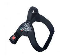 TRE Ponti Harnais Brio noir avec bord noir de 60-75 cm jusqu'à env. 10-20 kg