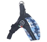 Tre Ponti Harnais pour Chien RR200 Easy Fit Mesh Camouflage Bleu, Réglable, Sûr