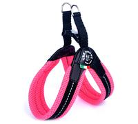 Tre Ponti TF220 Easy Fit Soft Mesh Harnais Rose Pour Chiens, Fermeture À Cliquet