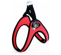 Tre Ponti TP210 Easy Fit Classic Harnais Rouge Noir Pour Petits Chiens