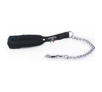 Tre Ponti TP310 Rocky Chaîne Laisse Noir/Métal 60Cm Pour Grands Chiens