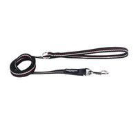 Tre Ponti TP370 Laisse Pour Chien 125 Cm Noir Design Italien Pour Petits Chiens