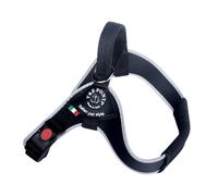 Tre Ponti TP845 Brio Harnais Pour Chien Noir, Réfléchissant, Pour Grands Chiens