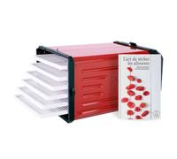 TRE SPADE Déshydrateur ATACAMA Pro Rouge, H27 x l26 x P50 cm