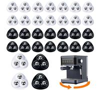 TREABEAR 32PCS Mini Roulettes Auto-Adhésives Pivotantes à 360 Degrés pour Meubles, Transport des Appareils de Cuisine et Machines à Café