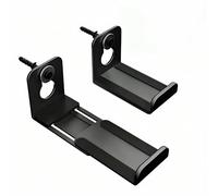 TREABEAR Support Barre de Son, Réglable Porter Mural pour Enceinte Noir, Ce Modèle Placé Support Barre de Son sous TV Accessoire Gain de Place Idéal