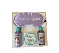 Treacle Moon Fairy Sleepy Lavender Coffret douche gel bain brume d'oreiller lavande endormie beurre corporel et masque pour les yeux