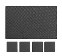 Treadmill Mat, Anti Vibration Pad for Rowing Machine, Heavy Duty Exercise Equipment Mat, Noise Reduction, Floor Protection, Sweat Resistant, Ideal for Carpet and Hardwood Floors