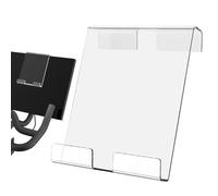 Treadmill Tablet Holder, Clear Acrylic Phone and Tablet Stand on Exercise Equipment, 7.09x6.3 inches, Fitness Accessory for Home Gym, Workout Bike, Running Machine, Ideal Athletes