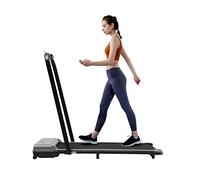 Treadmill Tapis de course pliable 2 en 1 électrique pour la maison et le bureau Télécommande 6 km/h Vélo d'appartement pour la maison et le bureau