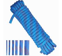 Treadstar Corde d'escalade multi-usages, 8 à 10 m, pour l'extérieur, pour le feu, le sauvetage, le bateau, l'ancrage, la remorquage de voiture, le levage, la corde de sécurité, 8 à 10 m